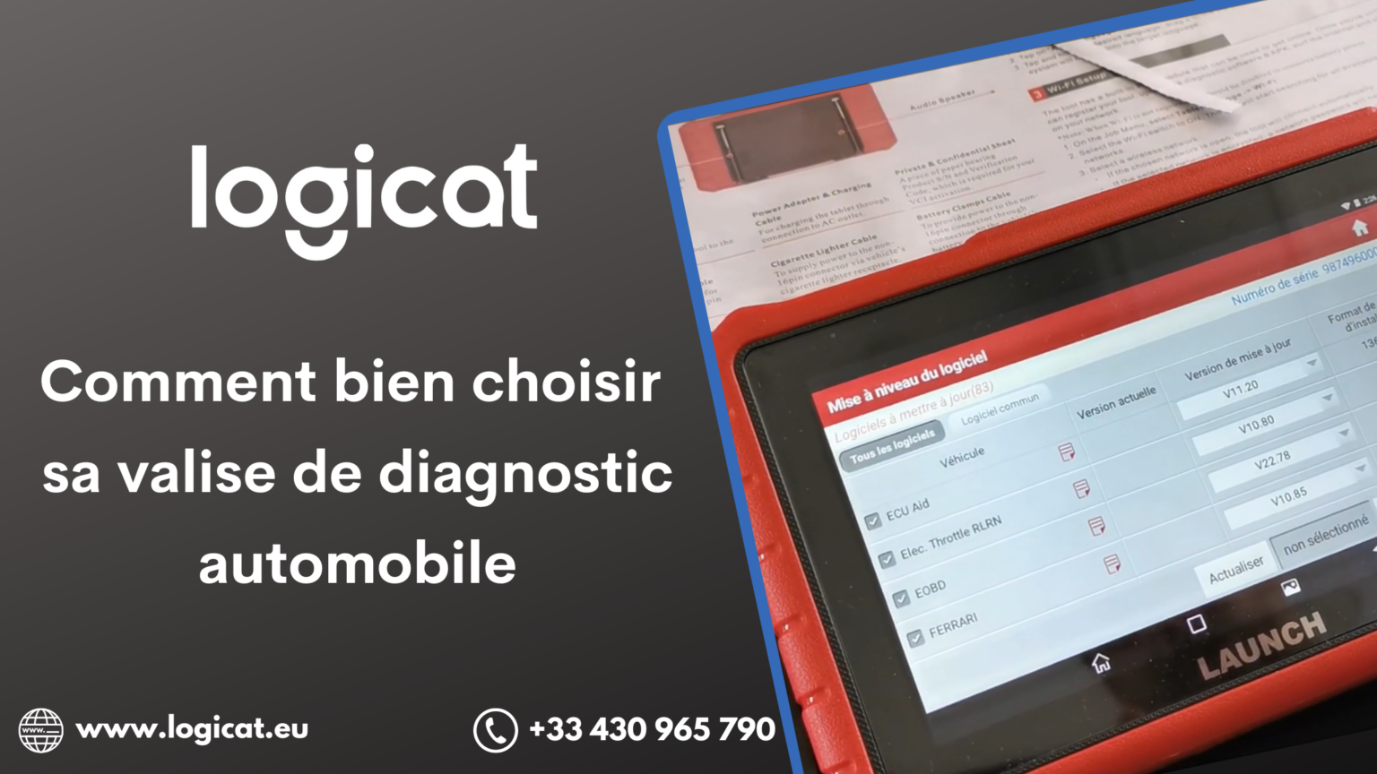 la valise de diagnostic Launch france