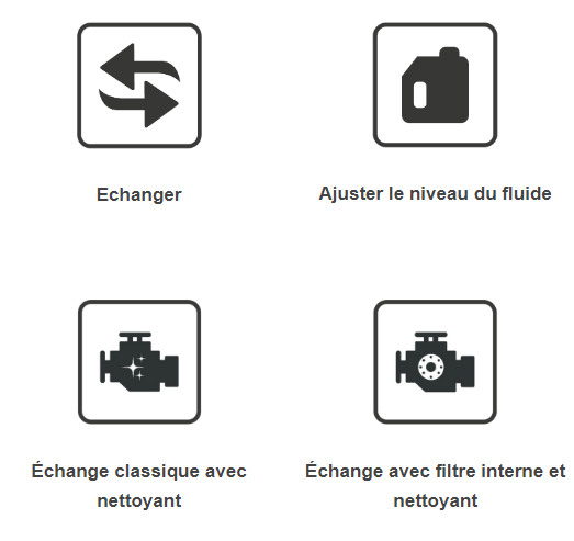 Station de vidange des boites auto Launch