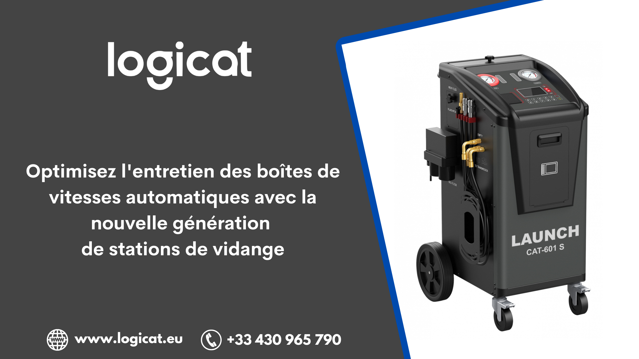 station de vidange BVA des boites de vitesses automatiques Launch