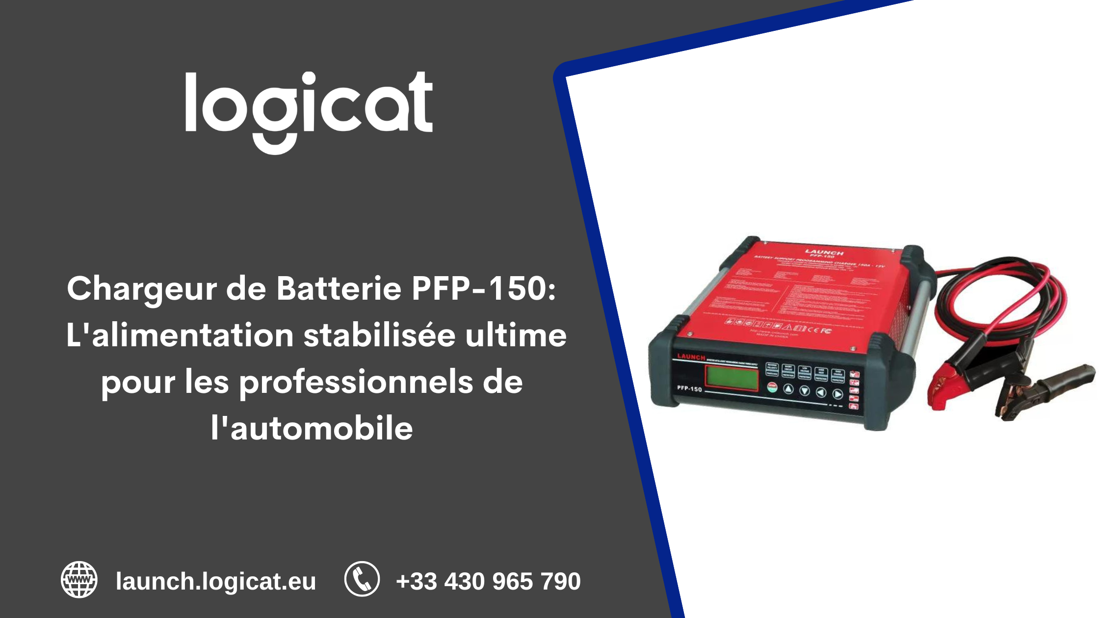 Chargeur de Batterie PFP-150: L'alimentation stabilisée ultime pour les professionnels de l'automobile